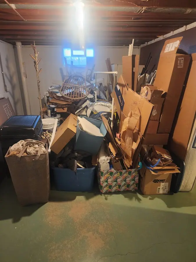 Roll-off dumpster container at job site for Concrete Dumpster Rental in Saraland